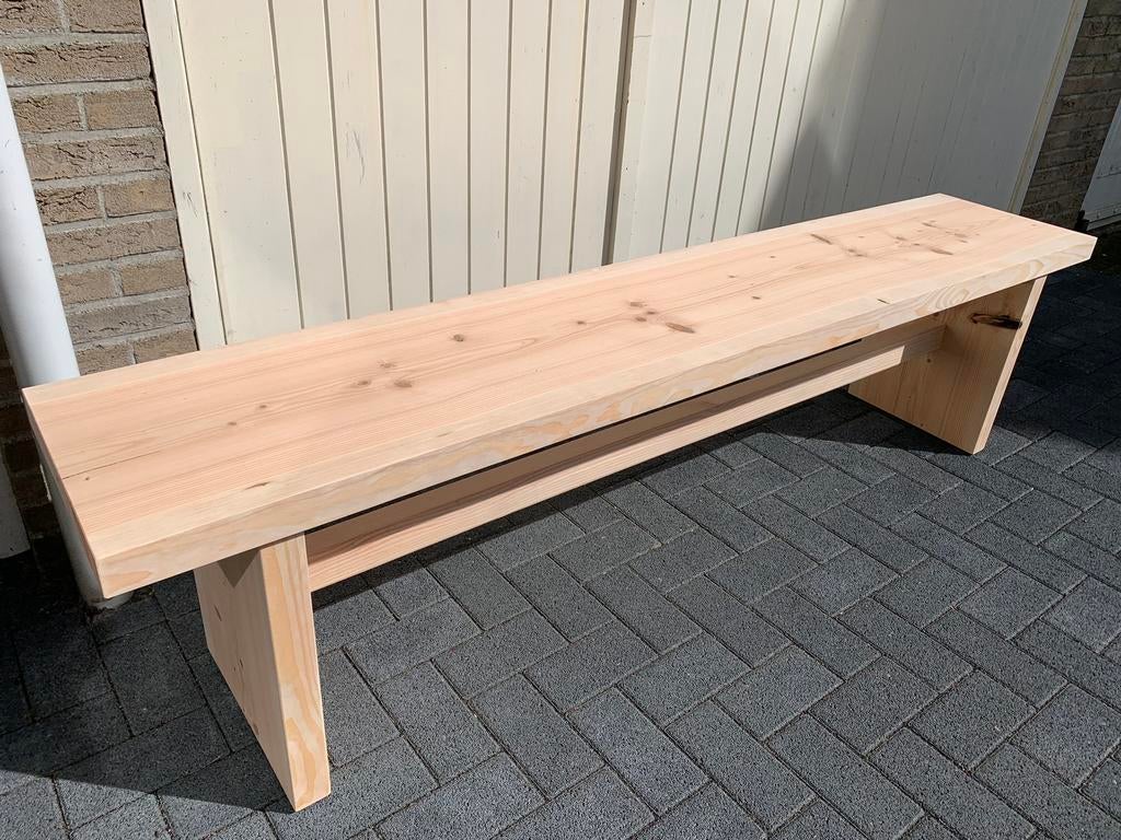 Mooie strakke tuinbanken - Douglas hout, Ophalen, Nieuw, Hout
