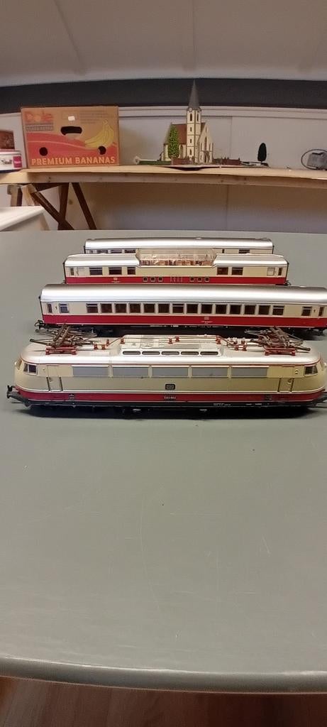 Marklin tee trein, Hobby en Vrije tijd, Modeltreinen | H0, Ophalen of Verzenden, Wisselstroom, Treinset, Märklin