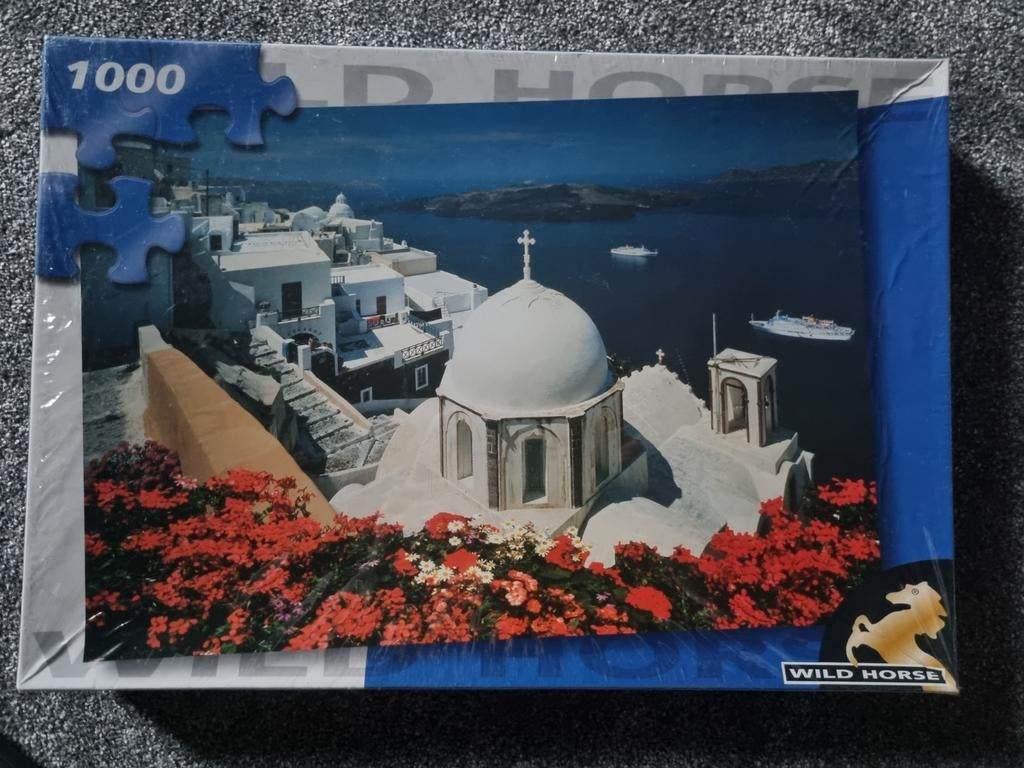 Wild Horse Puzzel - Santorini - 1000 stukjes, Ophalen of Verzenden, 500 t/m 1500 stukjes, Nieuw, Legpuzzel