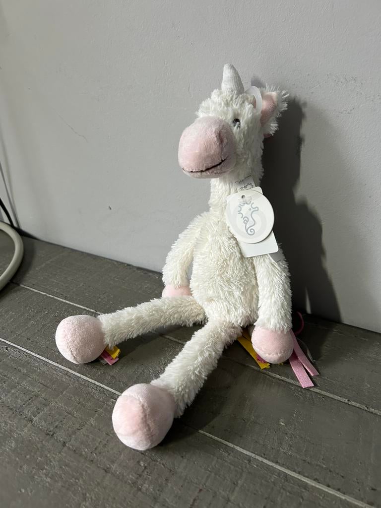 Happy horse unicorn yara knuffel paard knuffeltje, Ophalen of Verzenden, Nieuw, Paard