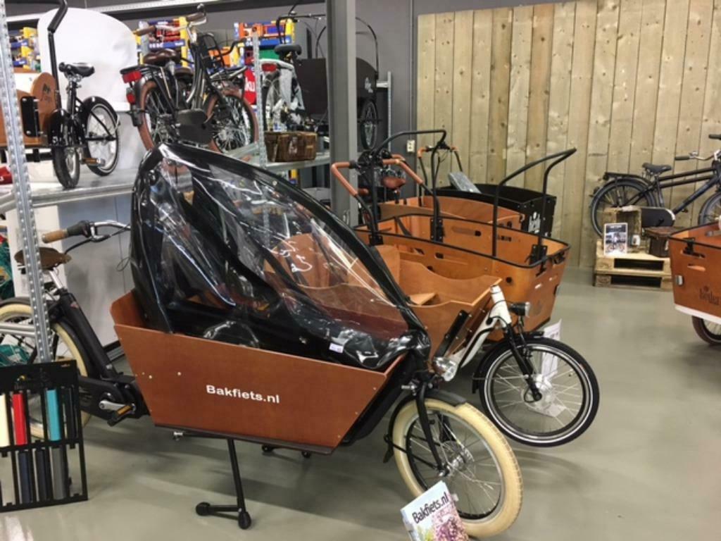 Bakfietsen van Bakfietsnl tot 20% extra korting op voorraad!, Fietsen en Brommers, Overige merken, 4 kinderen of meer, Huif, Nieuw