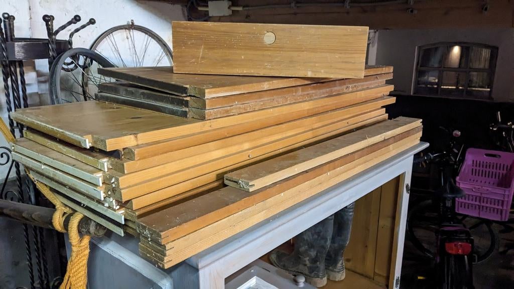 Lundia planken, lade en onderkant, Ophalen, Gebruikt