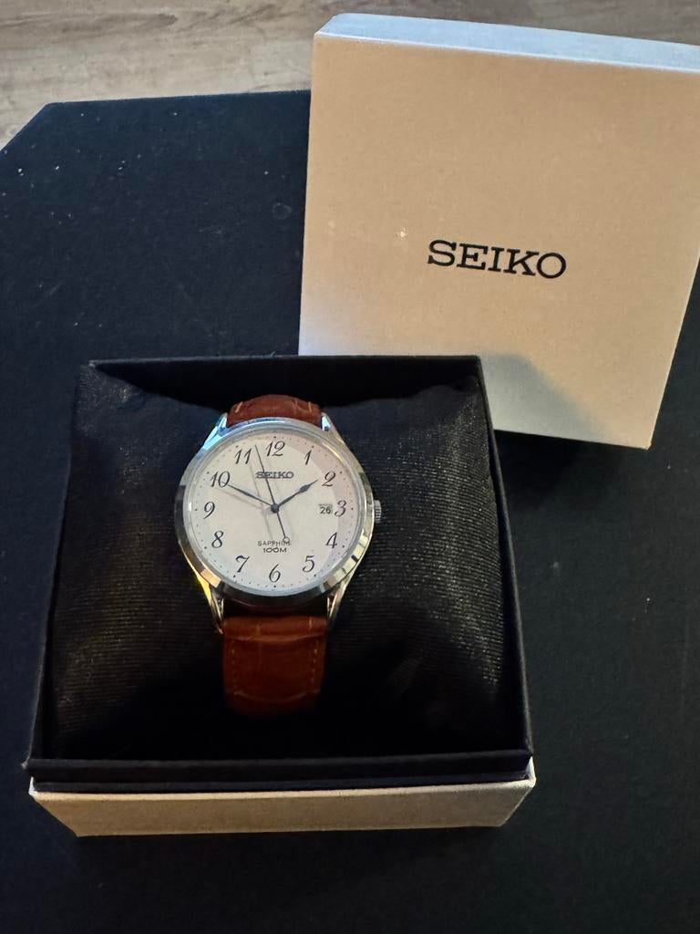 Seiko Sapphire, Seiko, Staal, Polshorloge, Ophalen of Verzenden