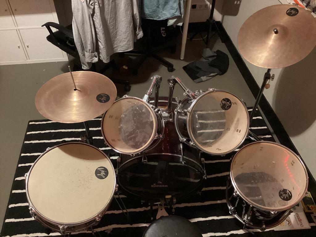 Mooie Drumstel te koop, Ophalen, Gebruikt, Overige merken