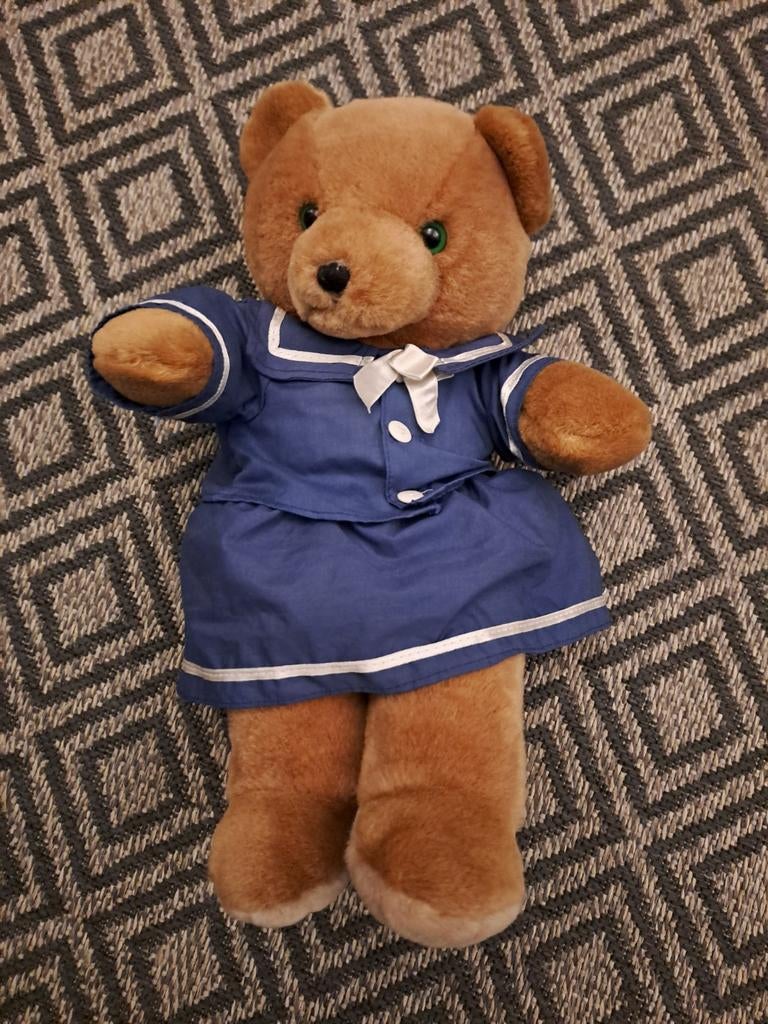 Beer Bijenkorf, Verzamelen, Beren en Cherished Teddies, Ophalen of Verzenden, Zo goed als nieuw, Stoffen beer, Overige merken