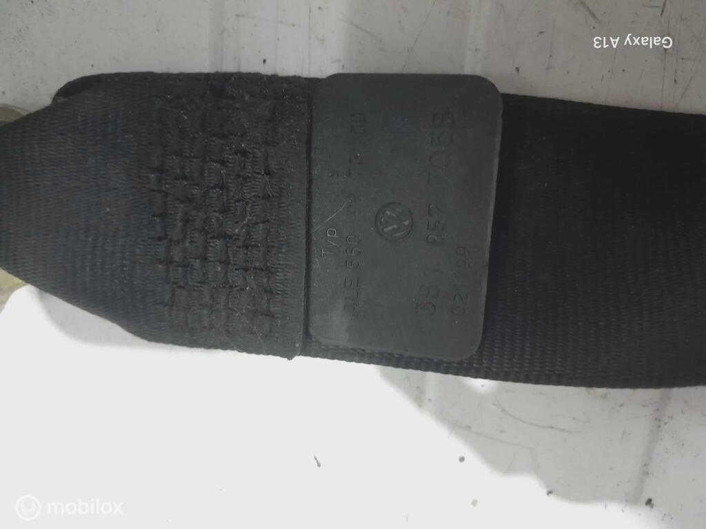 Gordel Volkswagen Passat 3B1857705B, Gebruikt, Ophalen of Verzenden