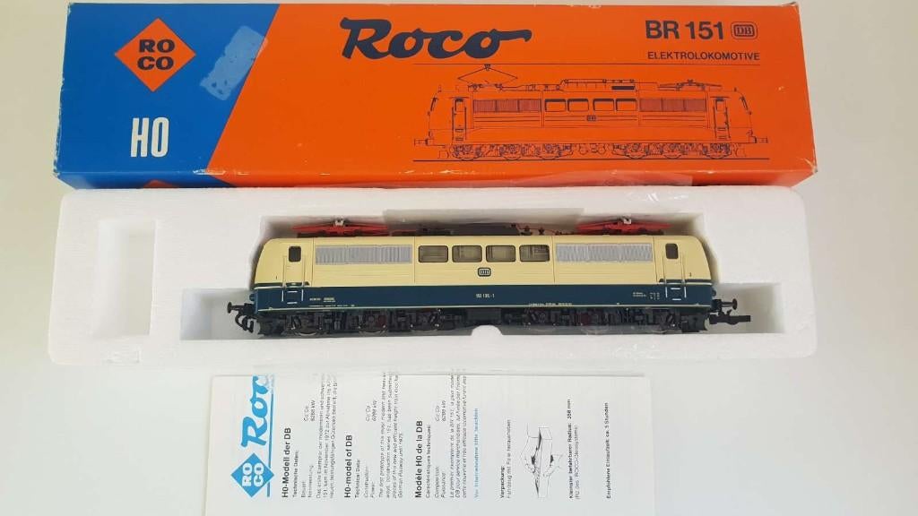 Roco 43409 - Elektrische locomotief BR 151 van de DB, Ophalen of Verzenden, Zo goed als nieuw, Roco, Analoog