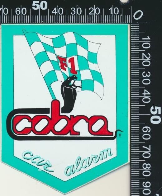 Sticker: Cobra - Car Alarm, Ophalen of Verzenden, Zo goed als nieuw, Auto of Motor