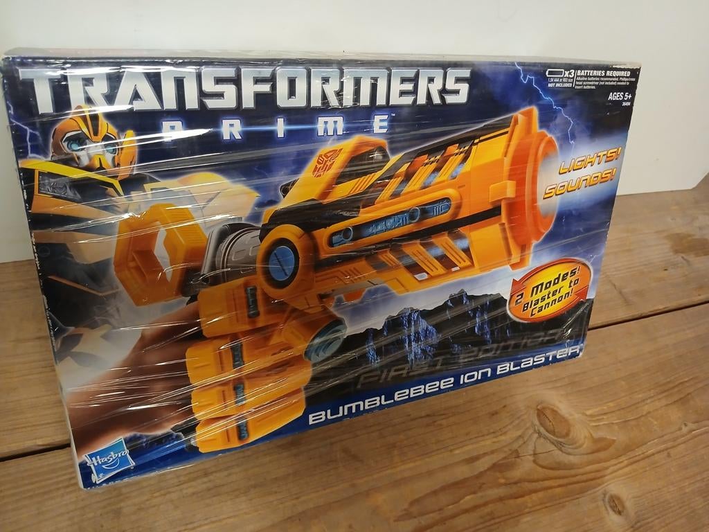 Bumble bee ion blaster transformers speelgoed geweer, Verzamelen, Transformers, G1, Ophalen of Verzenden, Zo goed als nieuw