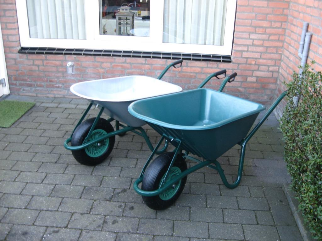 Nieuwe Kruiwagens. Zomer - TIP!! Ook losse wielen en banden., Ophalen, Nieuw, Handmatig, Eenwielig