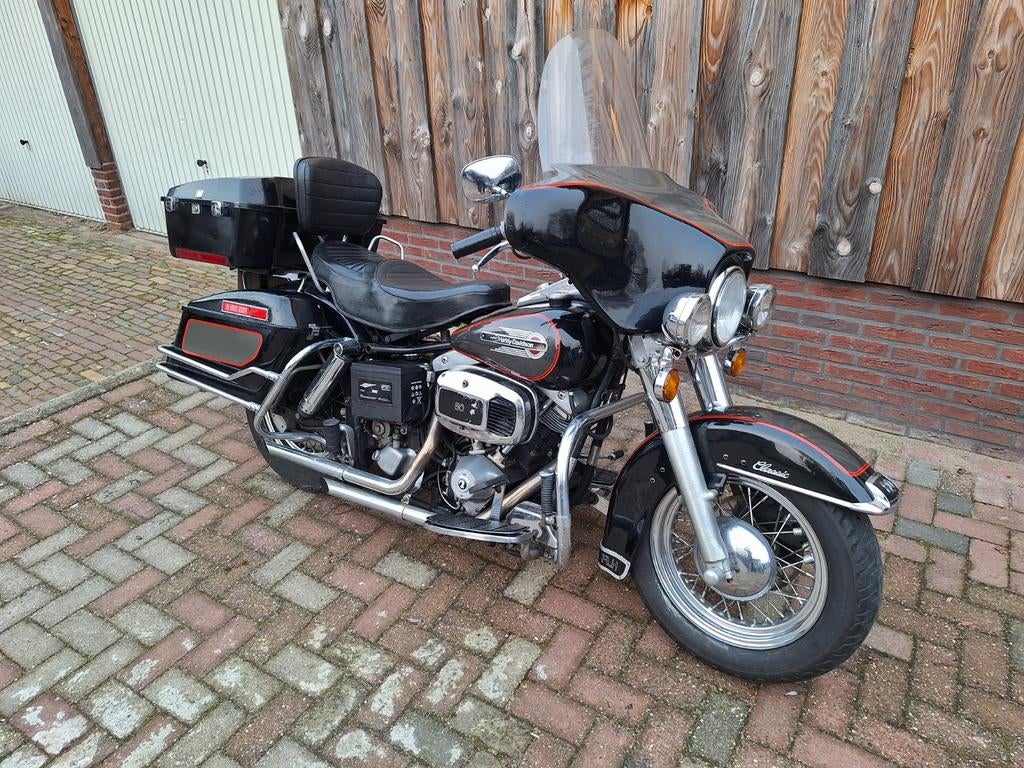 Harley Davidson Shovelhead FLH 1340 - Klassieker!, 2 cilinders, 1340 cc, Motorrijbewijs A, Particulier