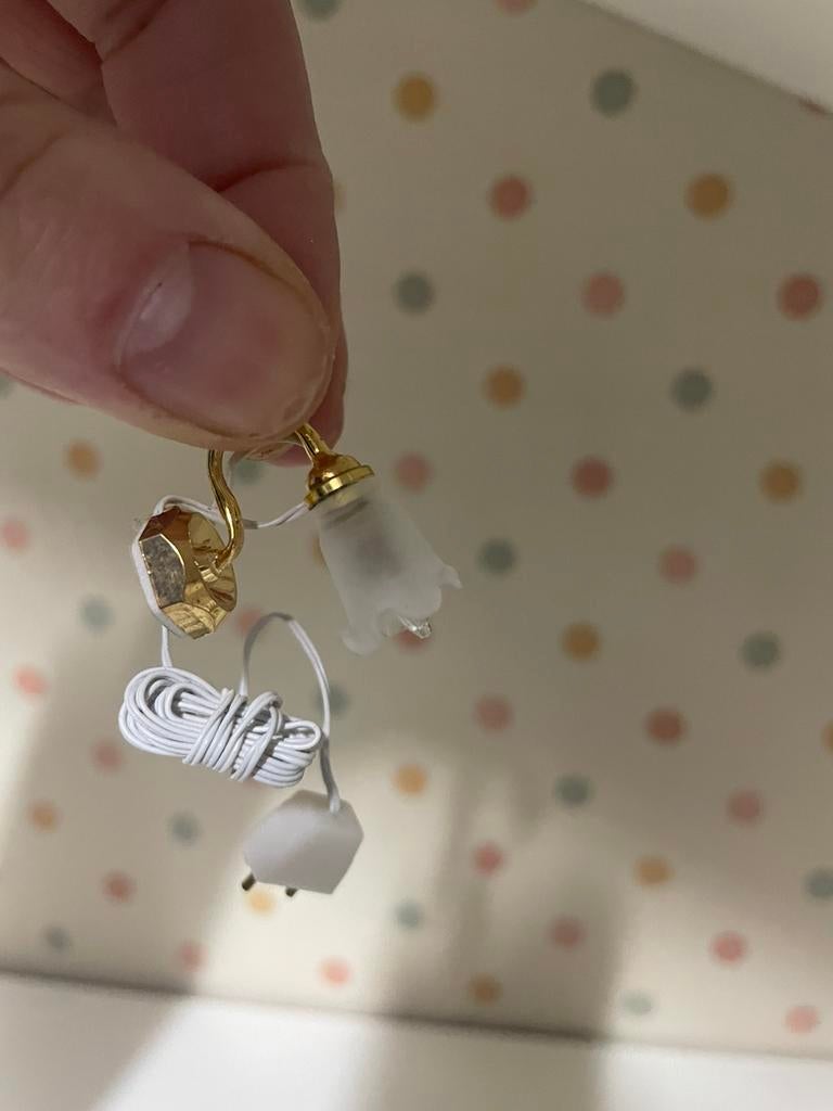 Wandlampjes tulp voor poppenhuis, Ophalen, Nieuw, Decoratie