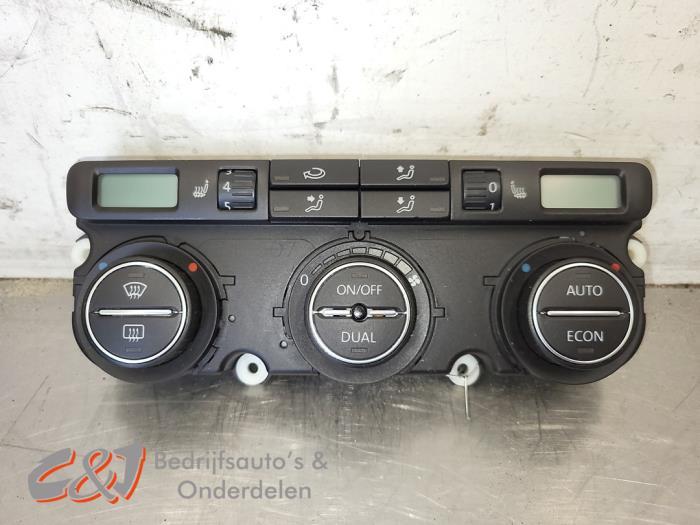 Airco bedieningspaneel van een Volkswagen Passat, Gebruikt, -, Volkswagen, -