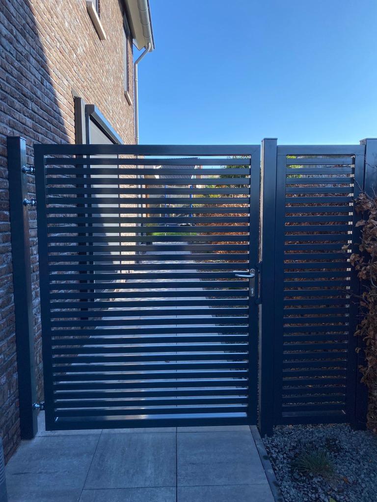 Inrijpoorten , looppoorten, en hekwerk, Tuin en Terras, Ophalen, Met poort, Nieuw, Sierhekwerk