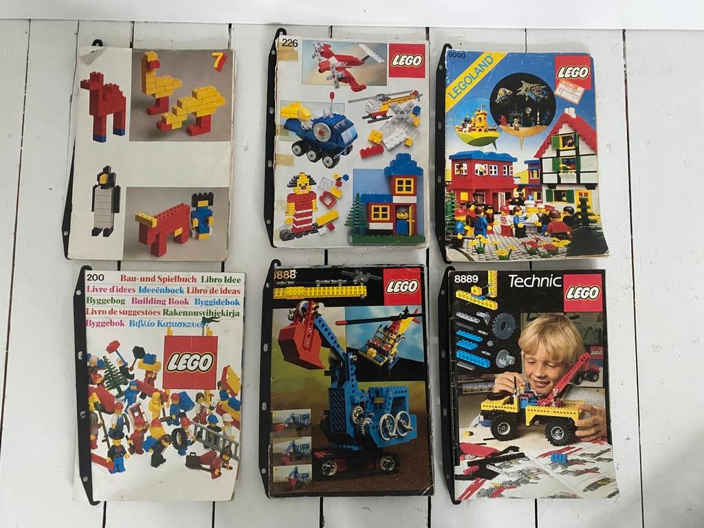 Lego 6x ideeënboek 226, 200, 6000, 8888, 8889 technic, Kinderen en Baby's, Speelgoed | Duplo en Lego, Ophalen of Verzenden, Gebruikt