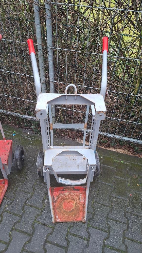 3x OERDEGELIJKE Gasfleskarren Steekwagen voor gasflessen, Ophalen, Gebruikt, ., .