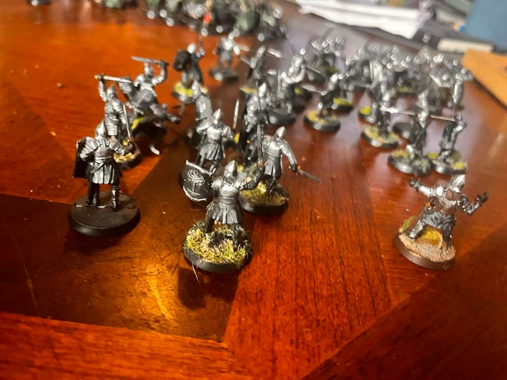Minas Tirith Soldaten Miniatuur LOTR, Gebruikt, Figuurtje(s), Geverfd, Lord of the Rings