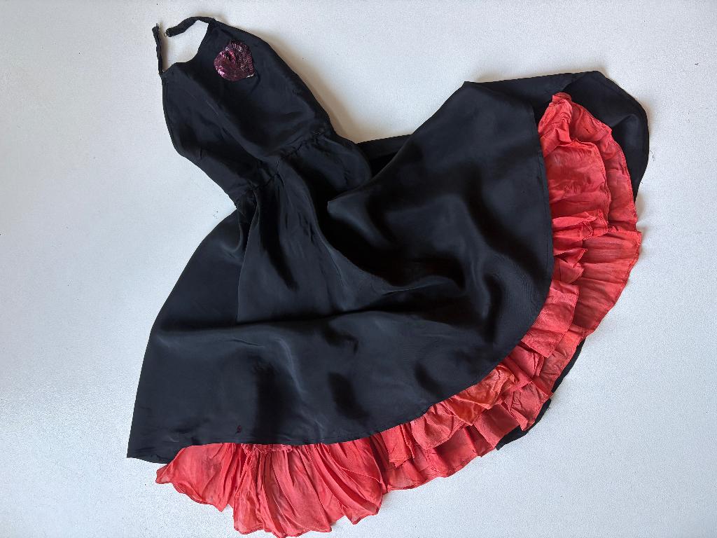 Antieke Jaren 20 showgirl jurk met gelatine pailletten, Antiek en Kunst, Antiek | Kleding en Accessoires, Verzenden, Kinderen