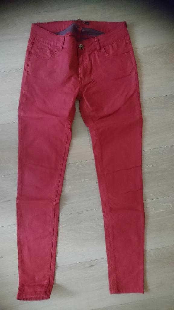 Broek Rood Maat 29 Supertrash Dames met coating Rode Peppy, Kleding | Dames, Maat 38/40 (M), Supertrash, Ophalen of Verzenden