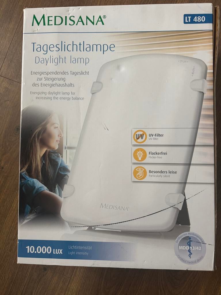 Medisana LT 480 Lampe de jour, Light Therapy Against Depress, Ophalen of Verzenden, Zo goed als nieuw, Overige typen
