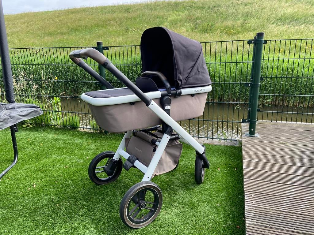 Dubatti Kinderwagen, Gebruikt, Verstelbare duwstang, Combiwagen, Ophalen