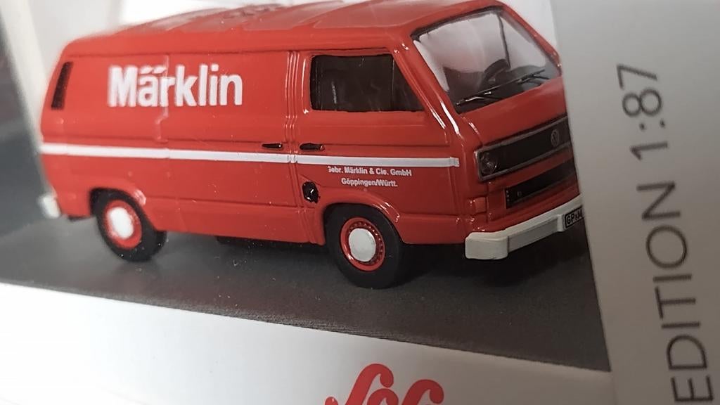 Volkswagen VW Transporter T3 Märklin 1:87 Schuco Metal Pol, Hobby en Vrije tijd, Schuco@schuco.de, Auto, Verzenden, Werkstrasse 1 Fürth Germany