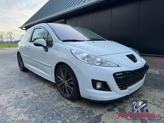 Voorbumper Peugeot 207 facelift wit, kleurcode EWP 7401SN, Ophalen, Gebruikt, Voor, Bumper