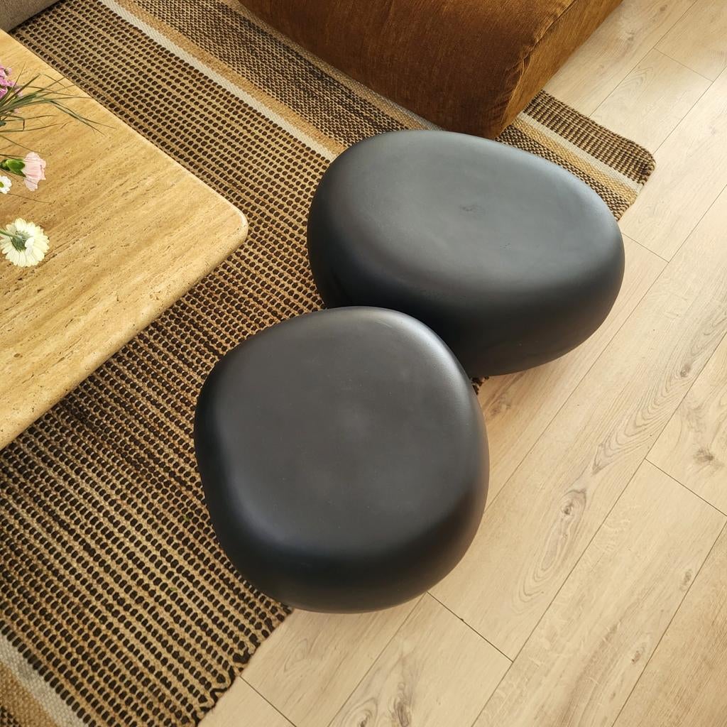 Vtwonen Pebble salontafel set van 2 zwart, Ophalen