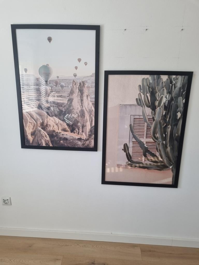 Foto lijst + poster 60x90, Ophalen, 50 tot 75 cm, Zo goed als nieuw, 50 tot 75 cm
