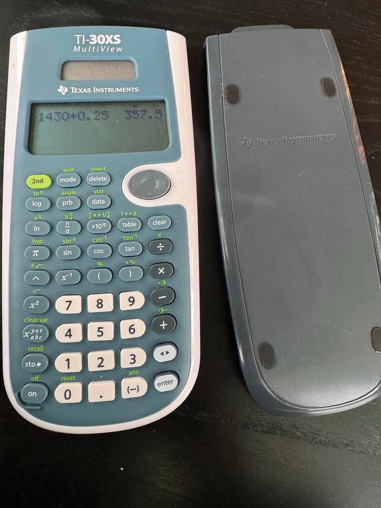 Rekenmachine Texas Instruments TI-30XS, Diversen, Rekenmachines, Ophalen of Verzenden, Grafische rekenmachine, Gebruikt