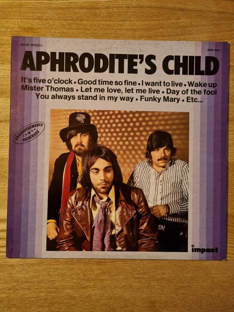 LP - Aphrodite's Child - Aphrodite's Child, Cd's en Dvd's, Ophalen of Verzenden, Gebruikt, 12 inch, Poprock