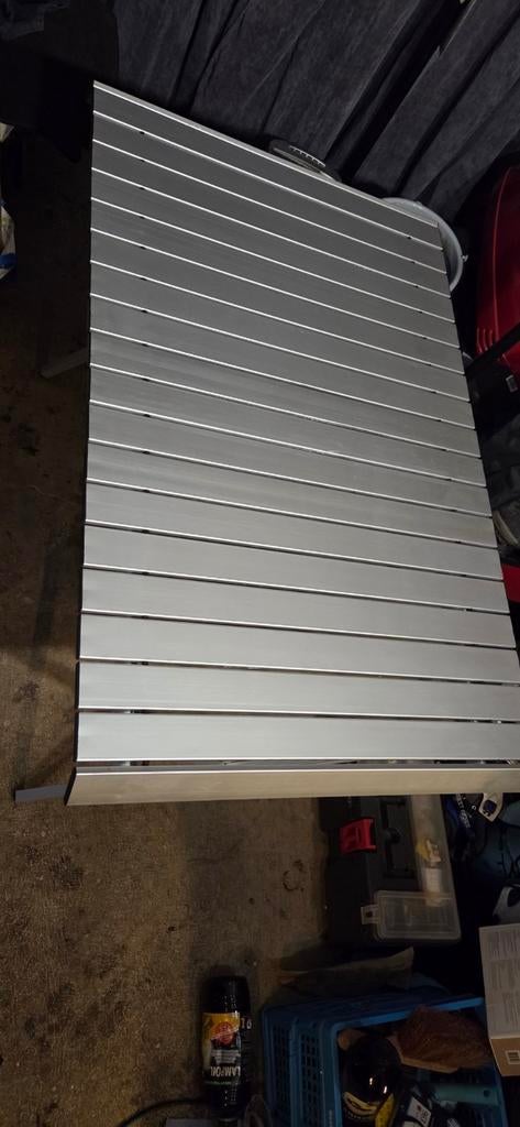 Inklapbare aluminium tafel, Ophalen of Verzenden