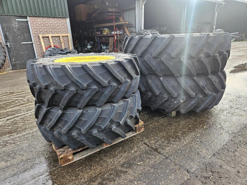 Trelleborg 580/70R42 en 480/70R30. Mooie set! John Deere, Zakelijke goederen, Agrarisch | Onderdelen | Banden, Velgen en Assen