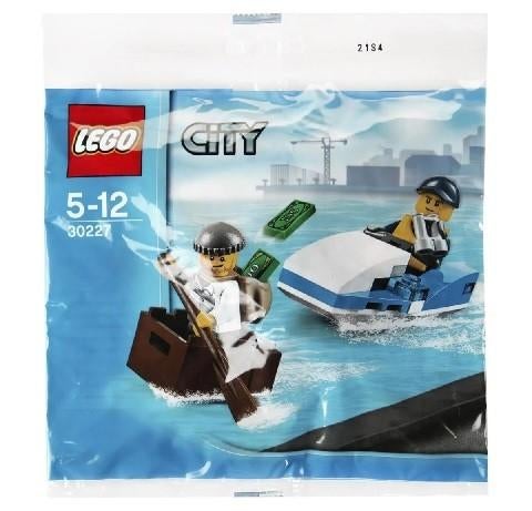 LEGO 30227 City Politie Waterscooter (Polybag), Ophalen of Verzenden, Nieuw, Complete set, Lego