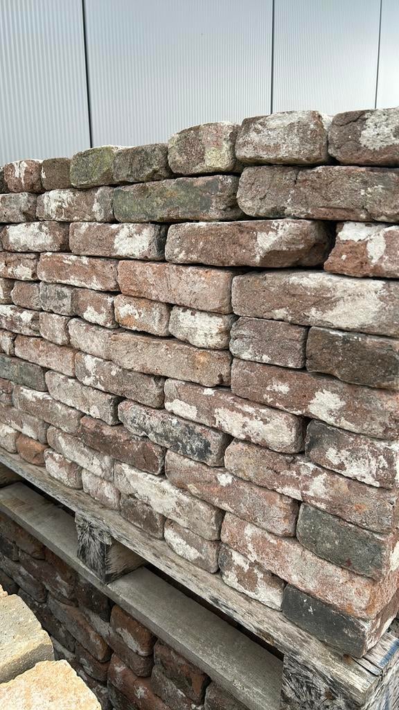 2000st antieke bruine metselstenen, Ophalen, Zo goed als nieuw, Bakstenen
