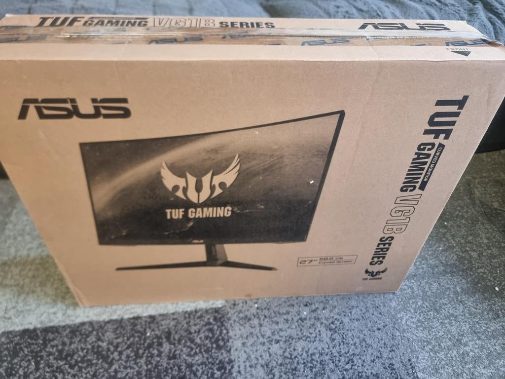 Asus Monitor TUF Gaming VG27VH1B 27, IPS, Curved, 151 t/m 200 Hz, Ophalen