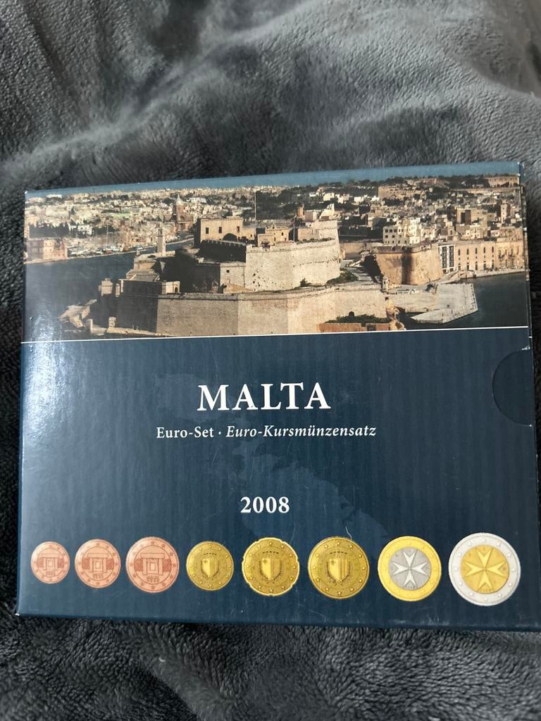 Malta Euro Set 2008 - Euro-Kursmünzensatz, Ophalen, Boek of Naslagwerk