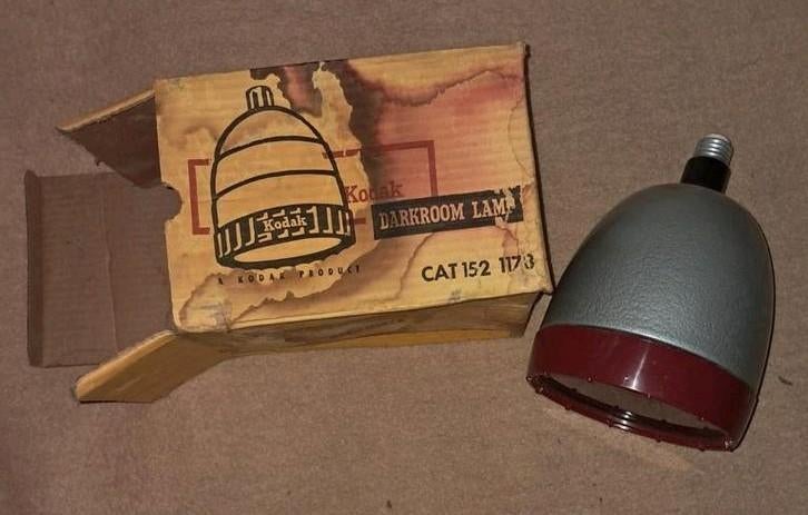 Vintage Doka Lamp - Kodak Darkroom Lamp, Audio, Tv en Foto, Fotografie | Doka Toebehoren, Gebruikt, Complete dokaset, Ophalen of Verzenden