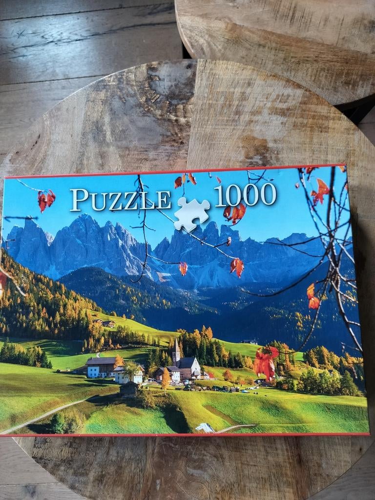Legpuzzel 1000 stukjes - Zuid Tirol, Ophalen of Verzenden, 500 t/m 1500 stukjes, Gebruikt, Legpuzzel