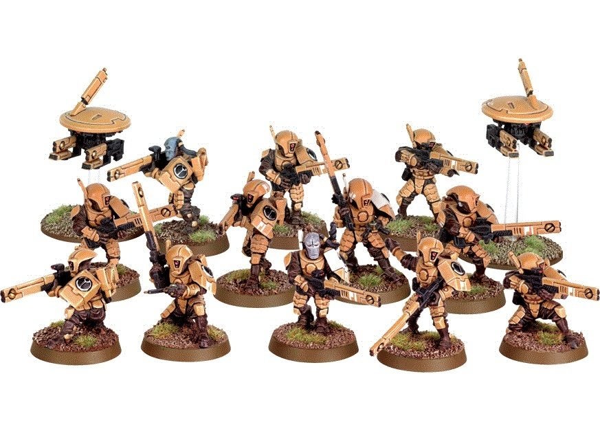 7 Tau Fire Warriors T'au Empire Warhammer 40k, Ophalen of Verzenden, Nieuw, Warhammer 40000, Figuurtje(s)