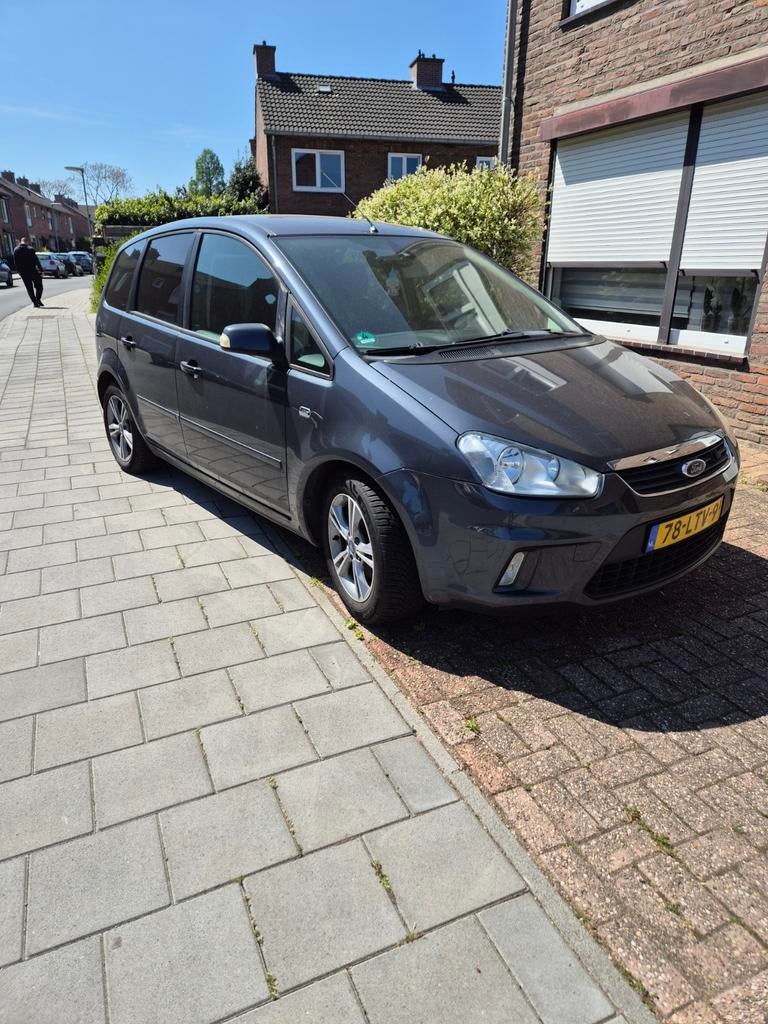 Ford C-Max 1.8 92KW 2007 Grijs, Auto's, Voorwielaandrijving, 125 pk, 4 cilinders, 14 km/l