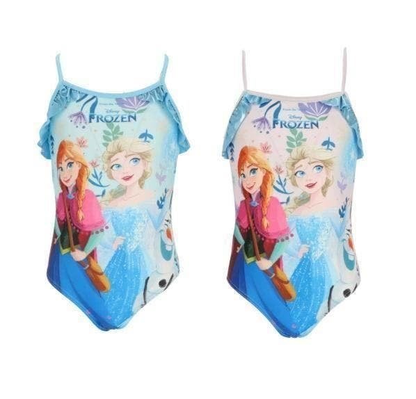 Disney Frozen Badpak Blauw of Roze - 98/104-110/116-122/128, Maat 116, Disney Frozen, Meisje, Badpak