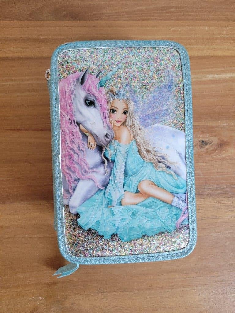 Top Model etui 3-vaks met schrijfwaren, Ophalen of Verzenden, Zo goed als nieuw, Knutselen