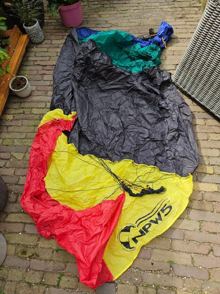 Powerkite / matrasvlieger, Gebruikt, Geen board, Ophalen of Verzenden, Kite