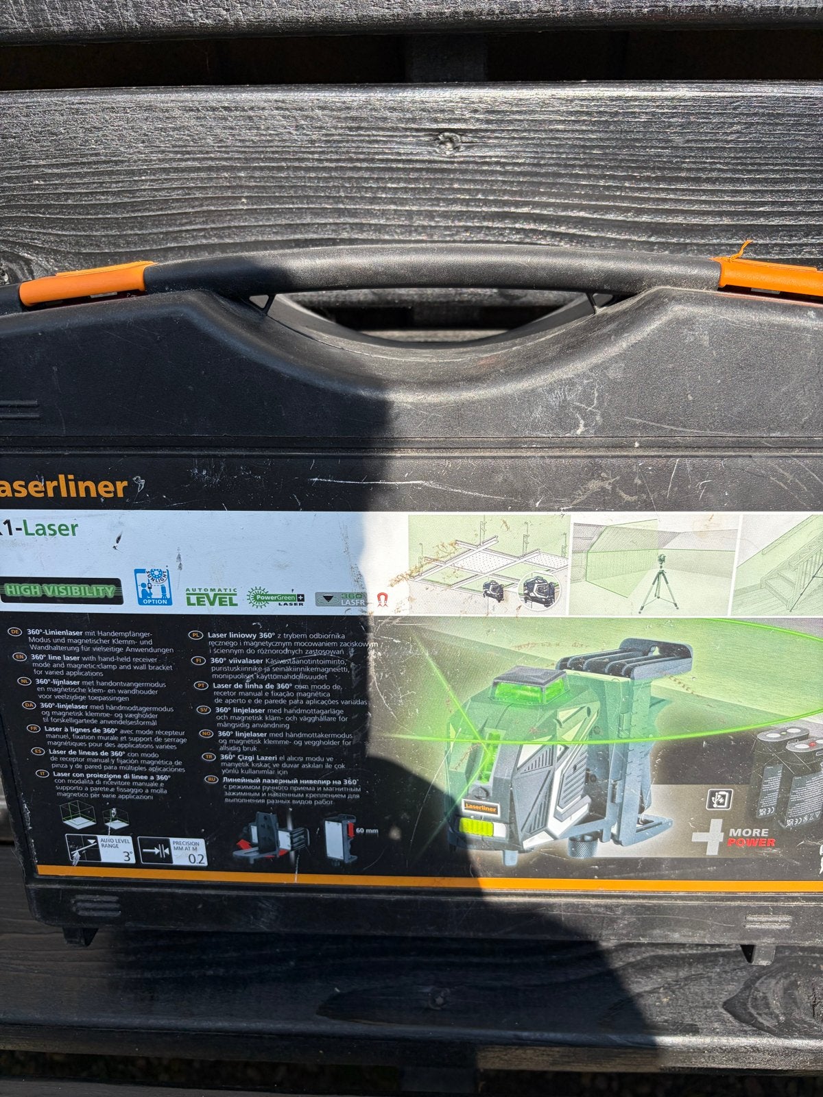 Laserliner X1 Laser - Nauwkeurige Lijnlaser, Ophalen, Zo goed als nieuw, Afstand