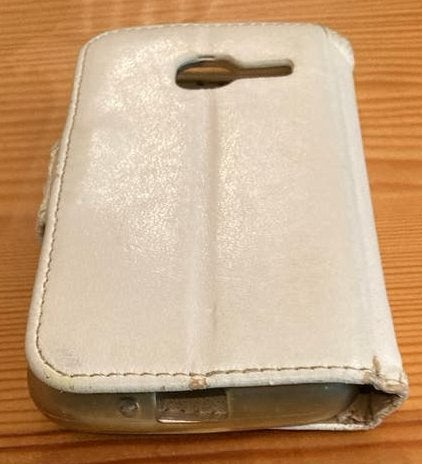witte telefoonhoes damsung galaxy a3, Ophalen of Verzenden, Gebruikt, Bescherming, Samsung