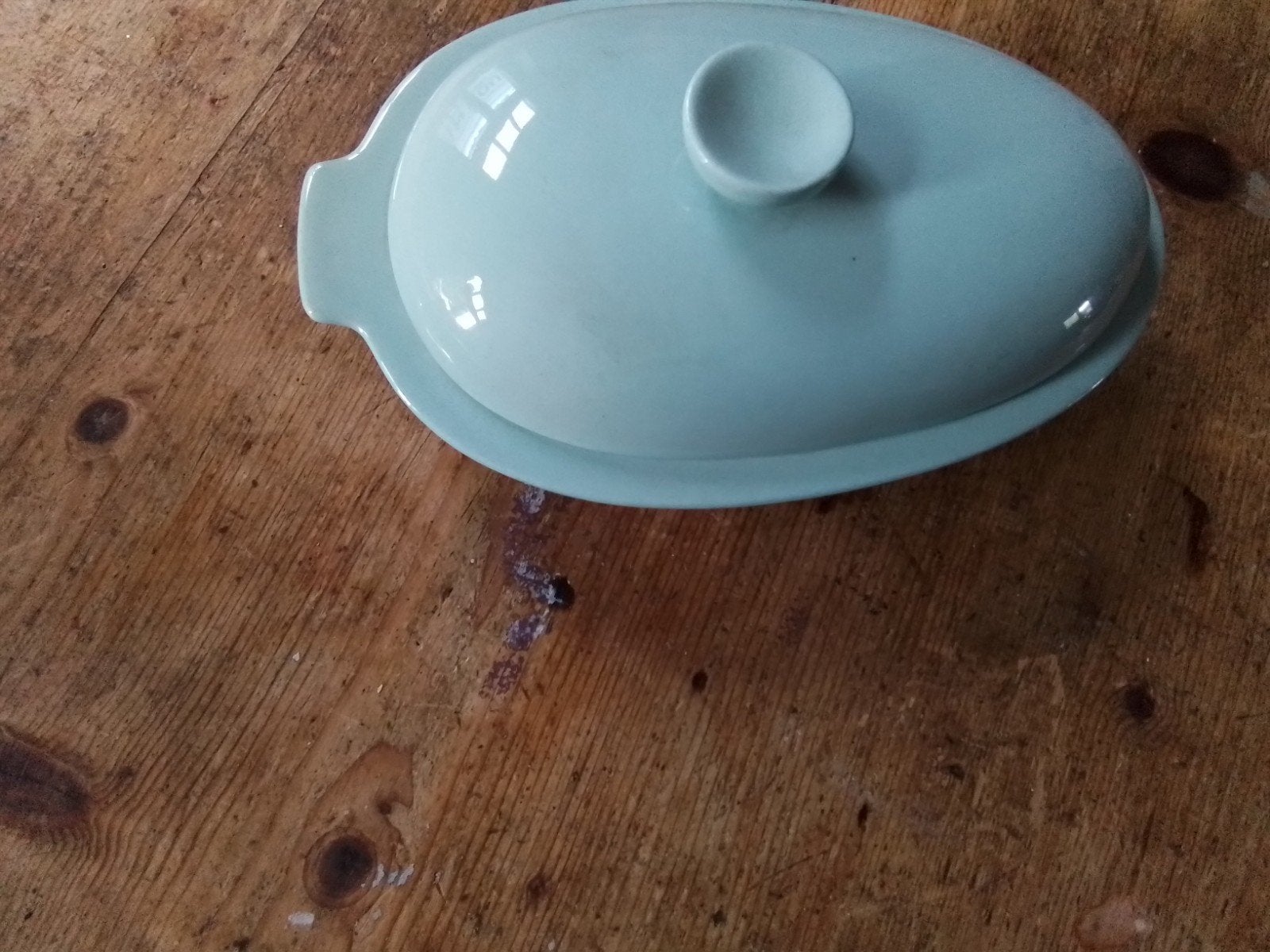 Pastel botervloot regout, Antiek en Kunst, Antiek | Servies los, Ophalen of Verzenden