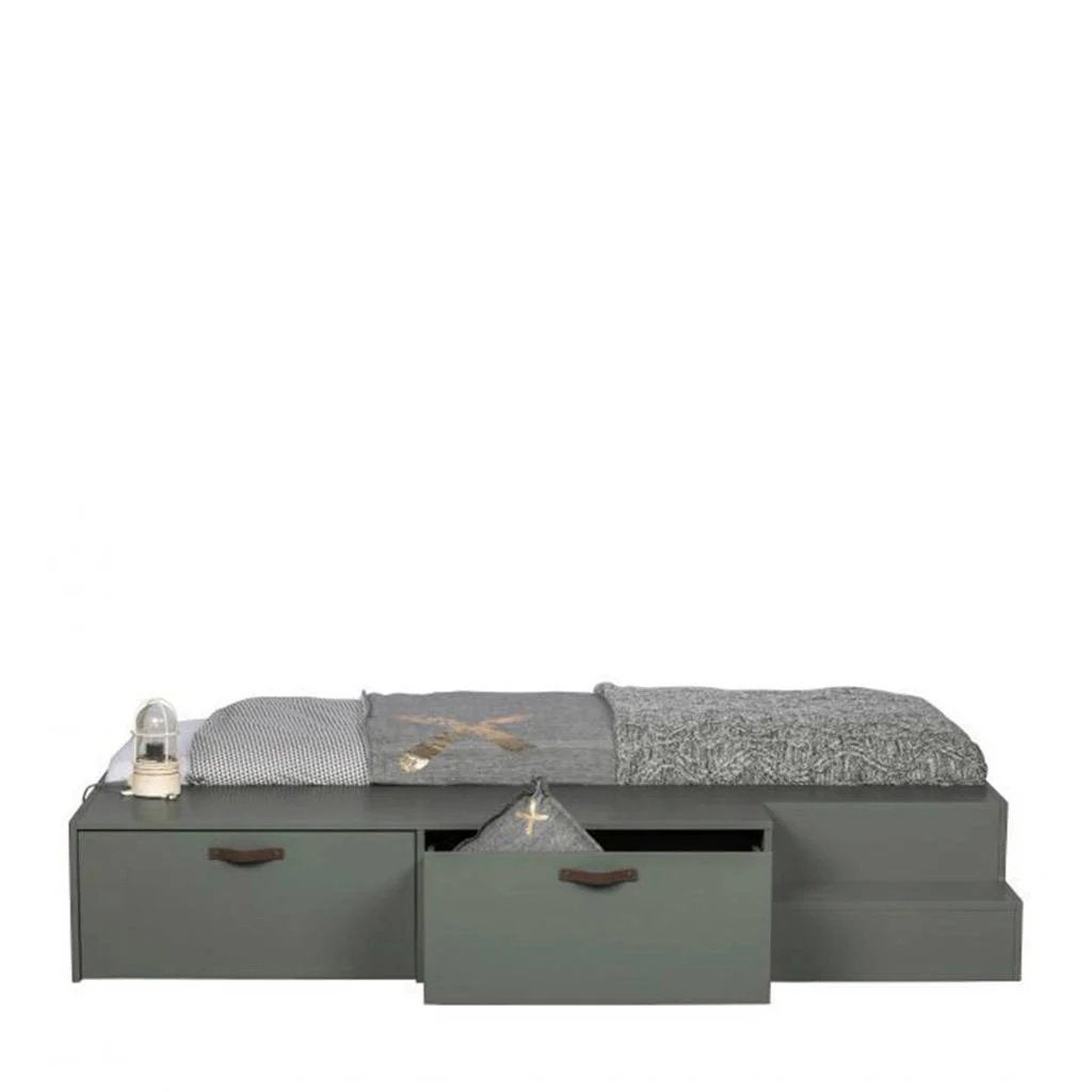 vtwonen Stage Bed, Ophalen, Eenpersoons, Zo goed als nieuw, 80 cm