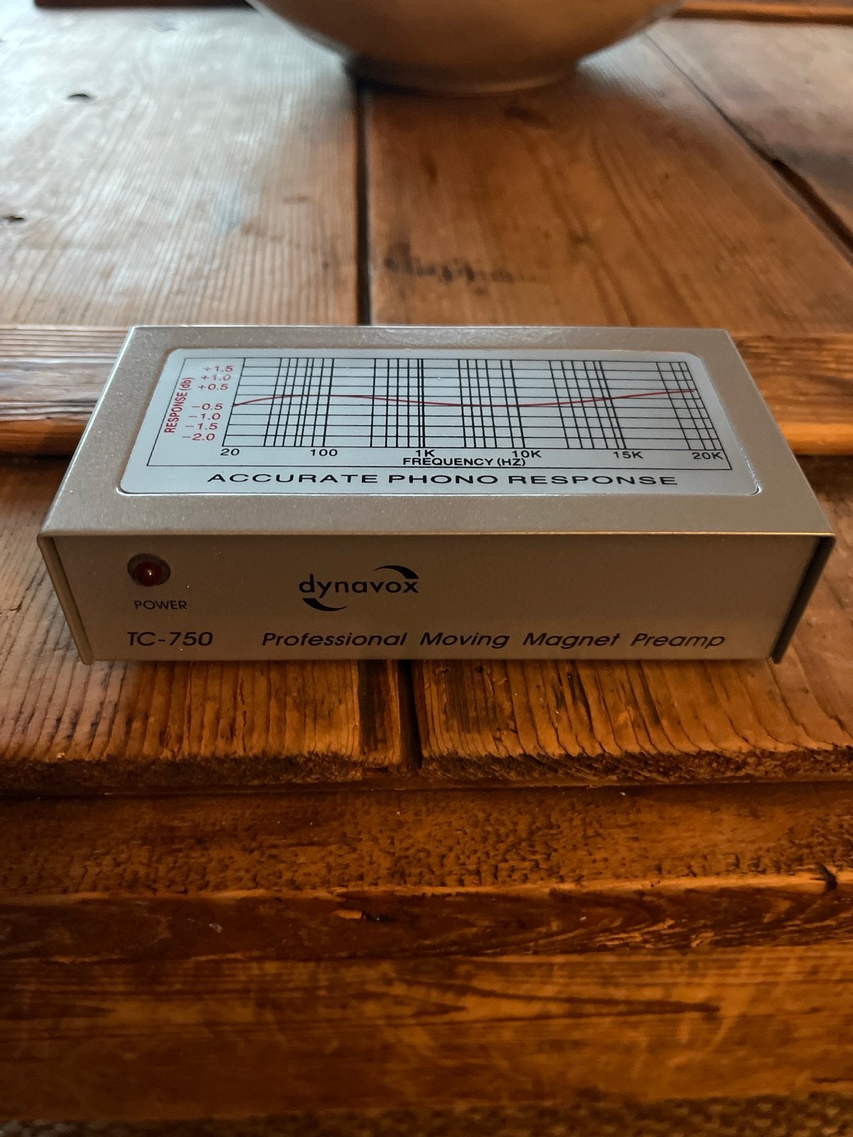 Dynavox TC-750 Professionele Moving Magnet Voorversterker, Overige merken, Overige systemen, Ophalen of Verzenden, Zo goed als nieuw