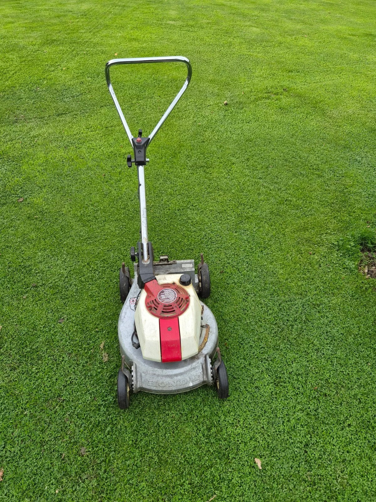 Honda grasmaaier, Ophalen, Gebruikt